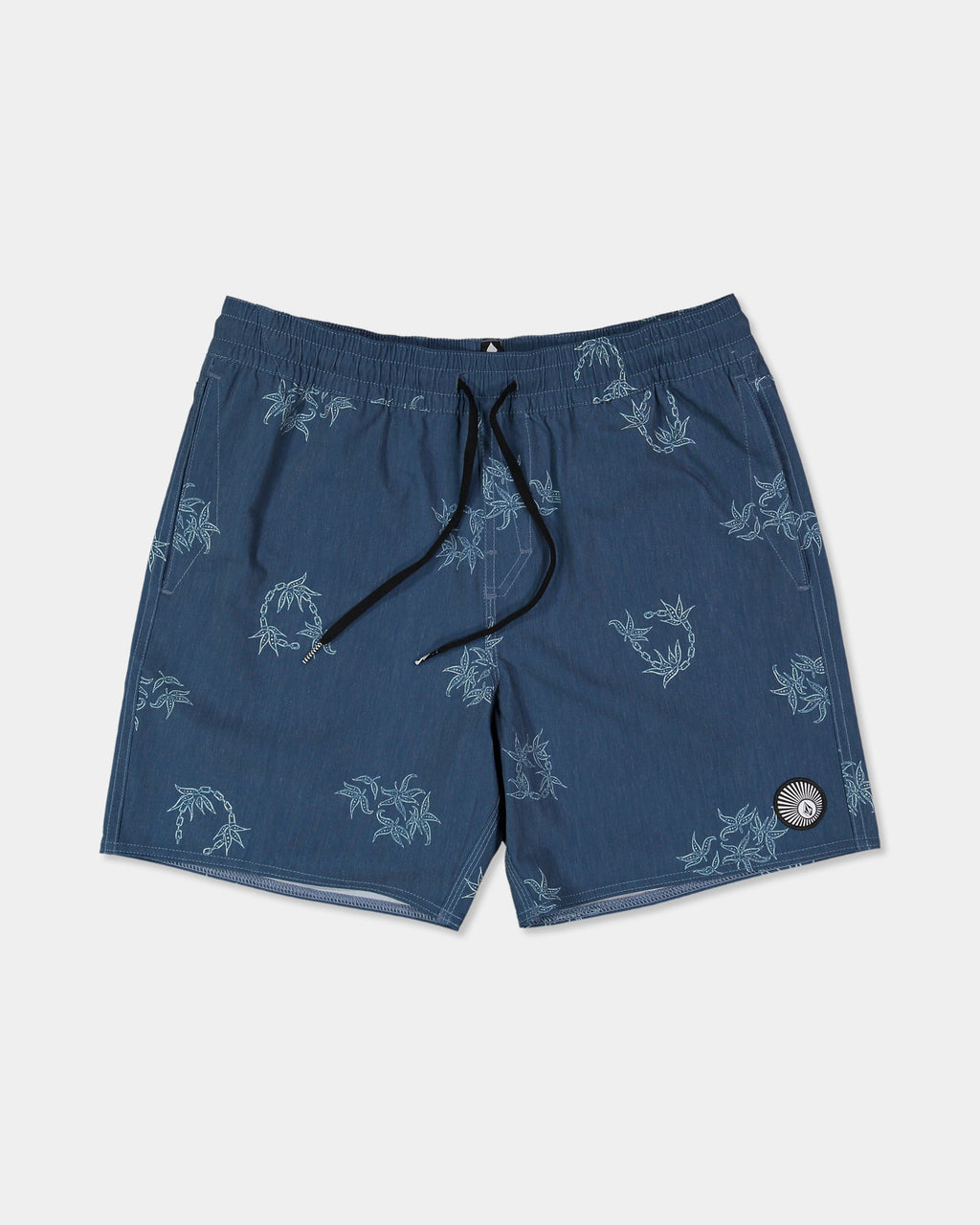 Mens Regal Trop Psych Cotton 17" Swim Shorts