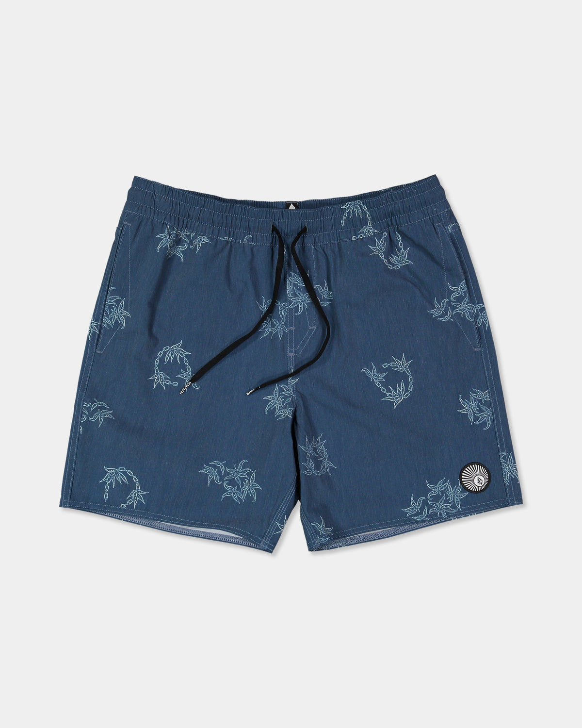 Mens Regal Trop Psych Cotton 17" Swim Shorts