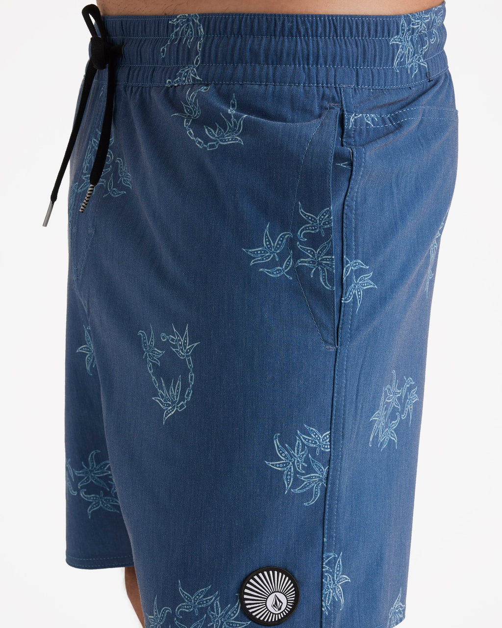 Mens Regal Trop Psych Cotton 17" Swim Shorts