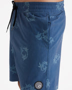 Mens Regal Trop Psych Cotton 17" Swim Shorts
