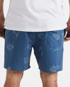 Mens Regal Trop Psych Cotton 17" Swim Shorts