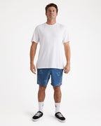 Mens Regal Trop Psych Cotton 17" Swim Shorts