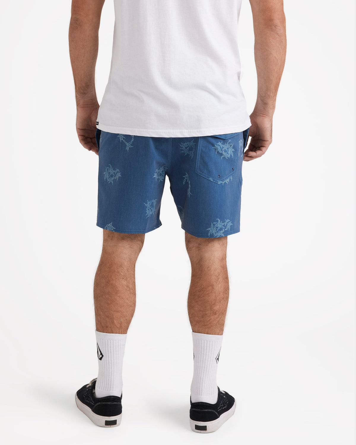 Mens Regal Trop Psych Cotton 17" Swim Shorts