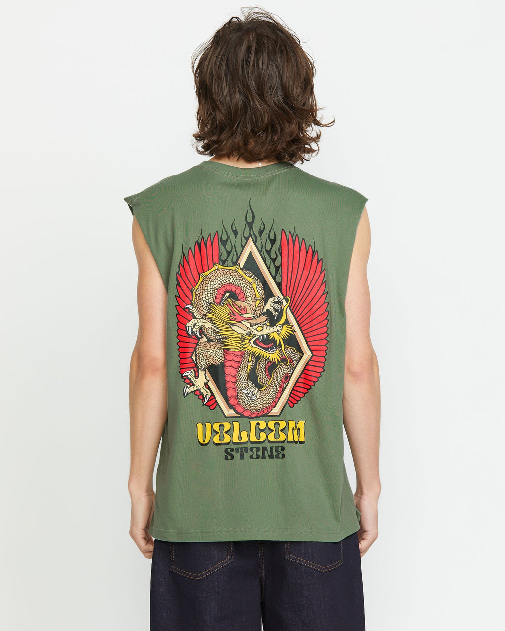 Mens Draggin Stone Muscle Shirt