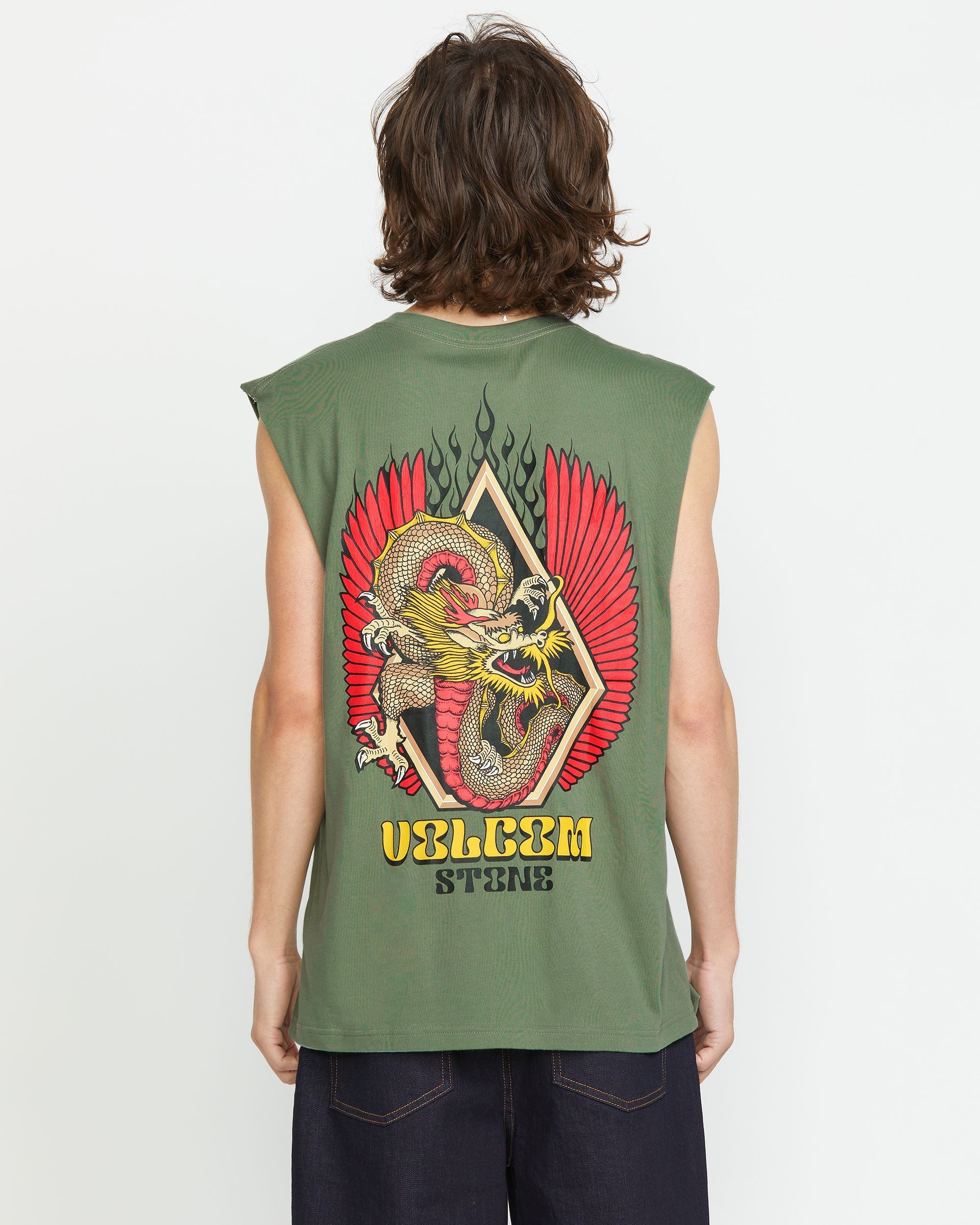 Mens Draggin Stone Muscle Shirt