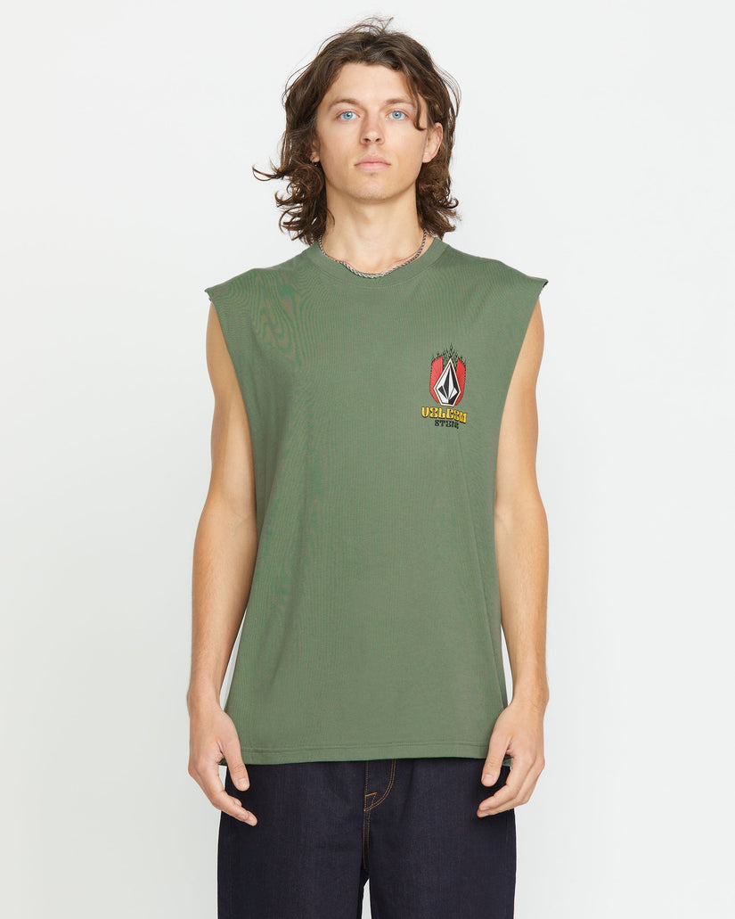 Mens Draggin Stone Muscle Shirt