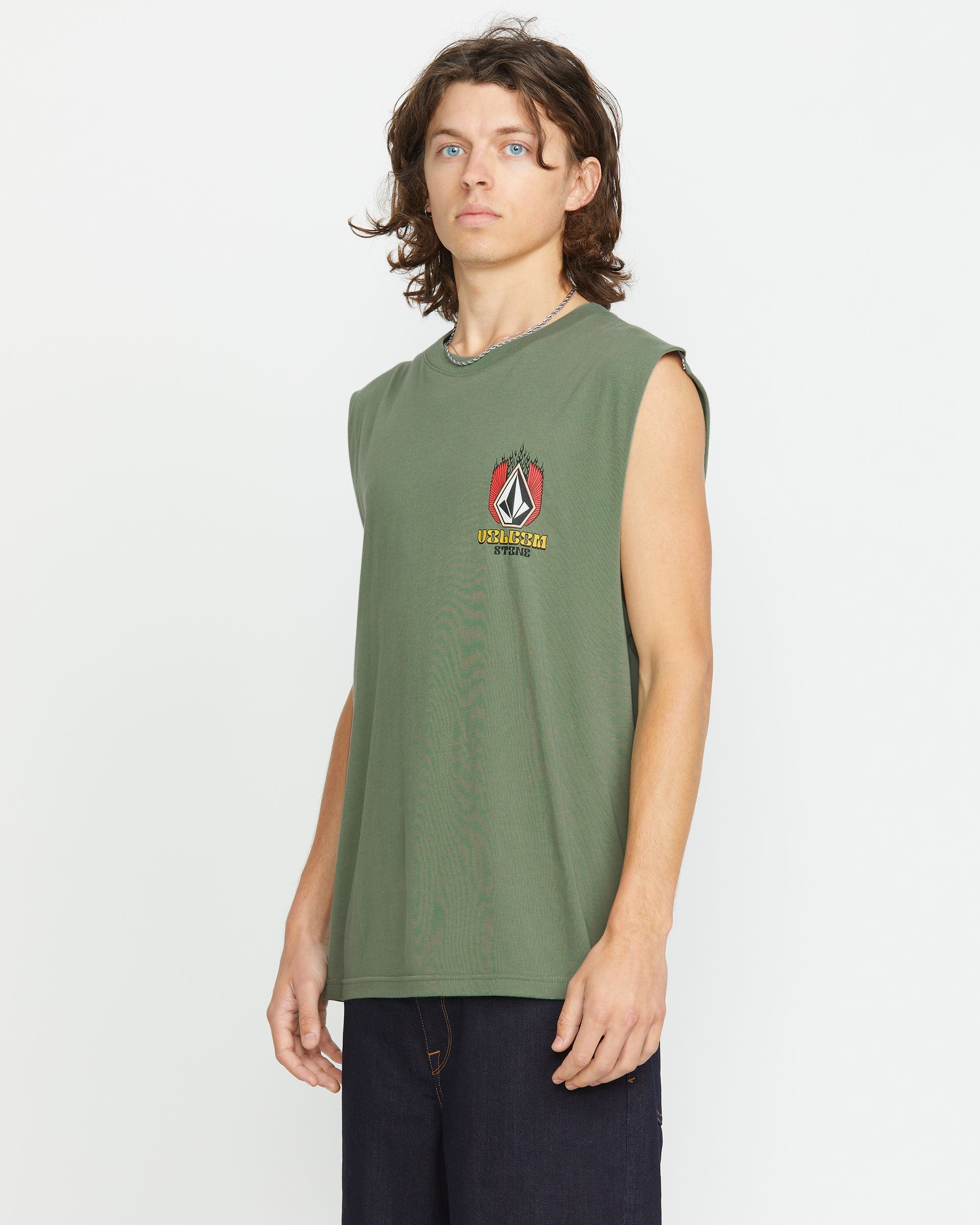 Mens Draggin Stone Muscle Shirt