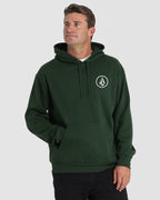 Mens Mini Circle Stone Pullover Hoodie