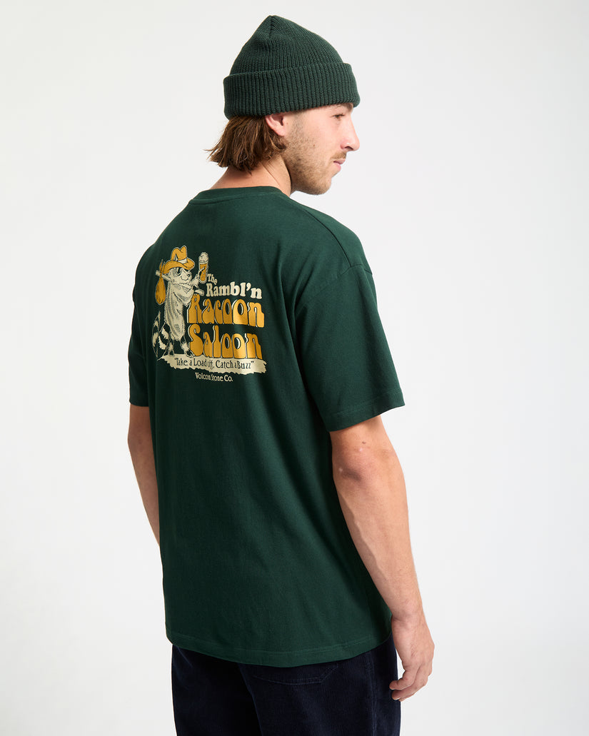 Mens Racoon Loose T-Shirt