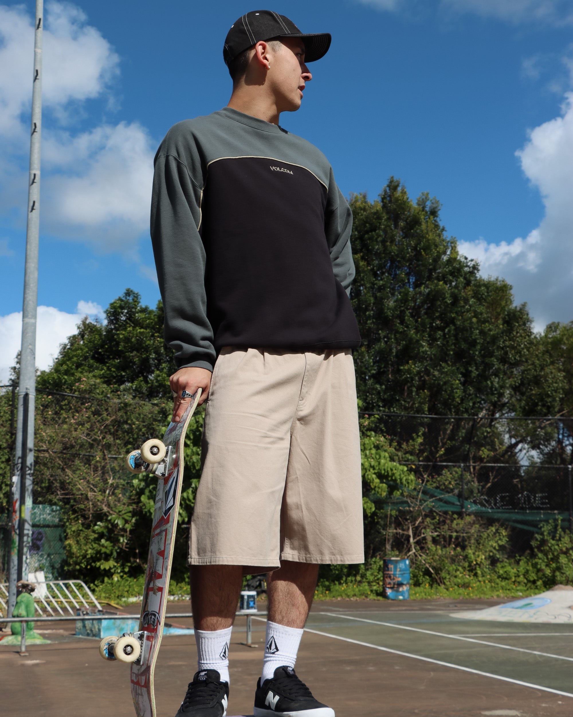 Mens 2k Stone Crew Neck