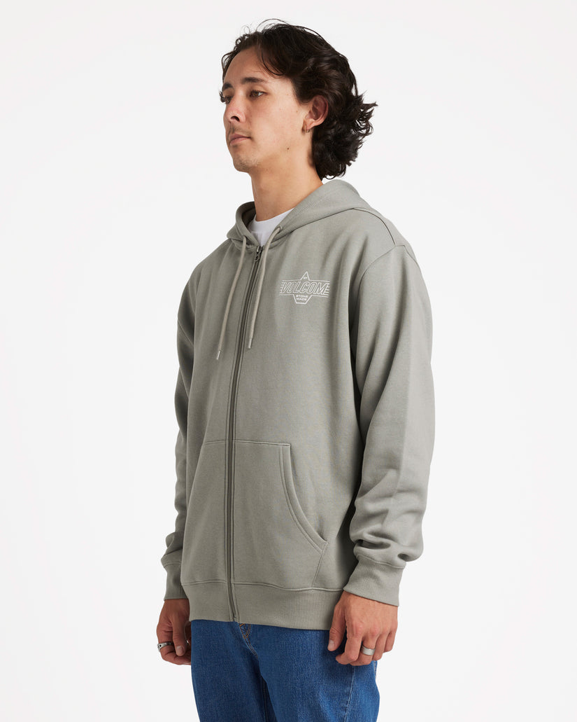 Mens Roundabout Zip Up Hoodie