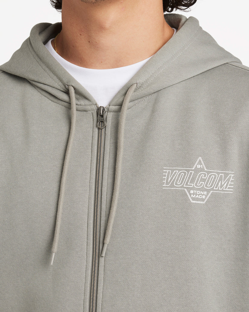 Mens Roundabout Zip Up Hoodie