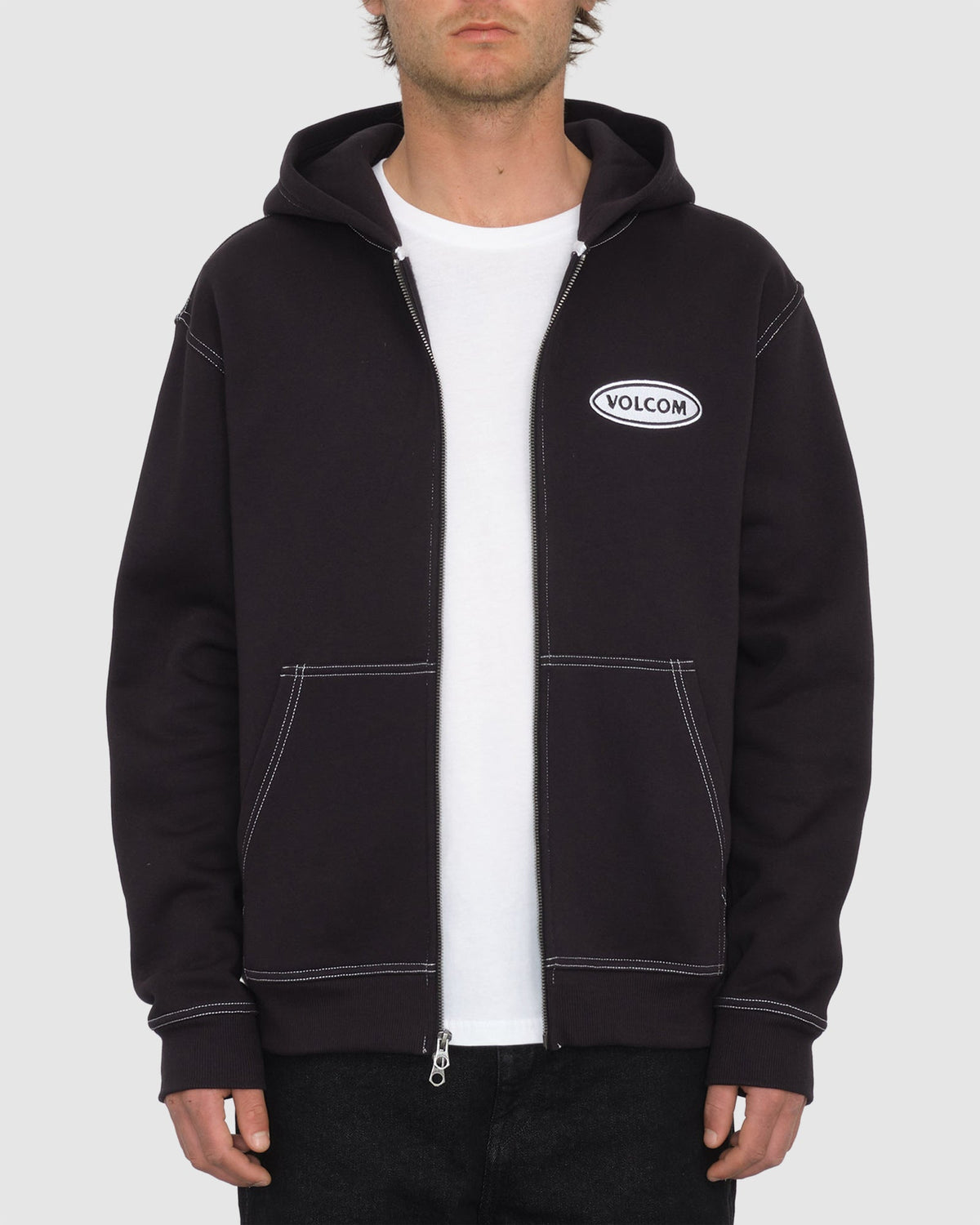 MENS WORKARD ZIP FLEECE TOP