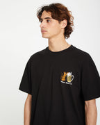 Mens Curious Cat T-Shirt