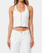 Womens A Brand x Rip Curl White Wash Tank Top