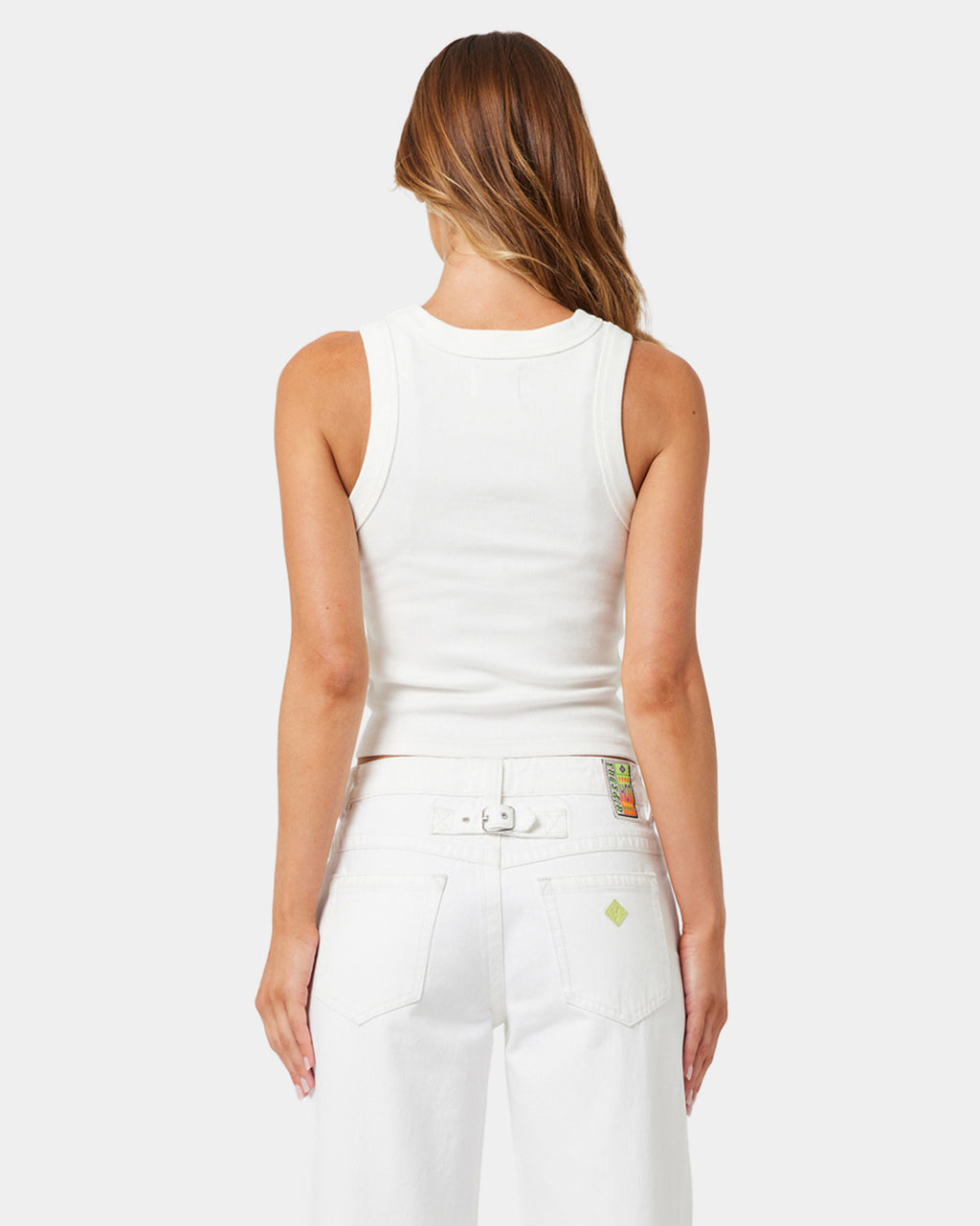 Womens A Brand x Rip Curl Rib Tank Top