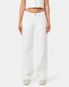 Womens A Brand x Rip Curl Baggy White Wash Pants