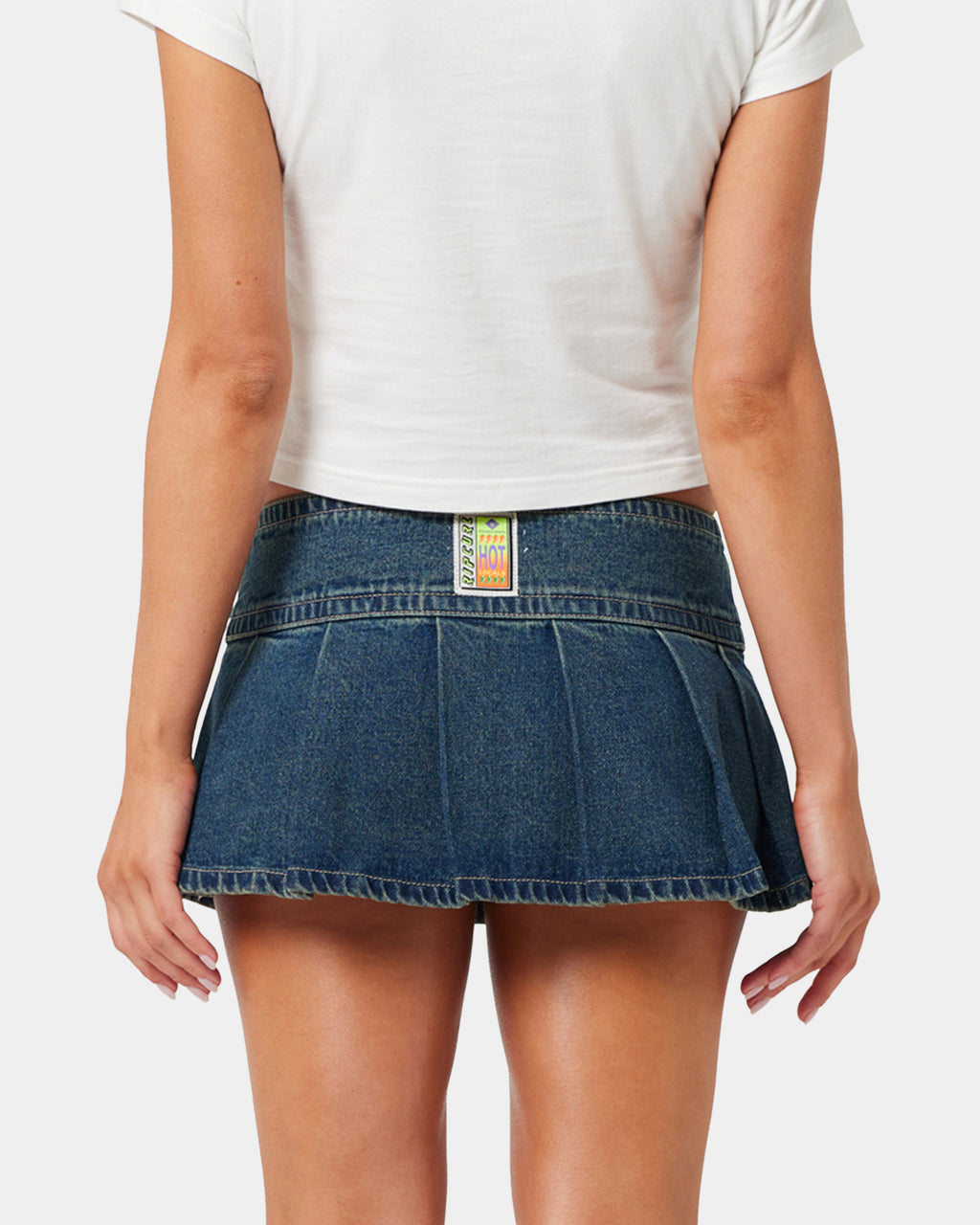 Womens A Brand x Rip Curl 99 PLT Denim Skirt