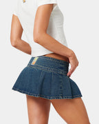 Womens A Brand x Rip Curl 99 PLT Denim Skirt