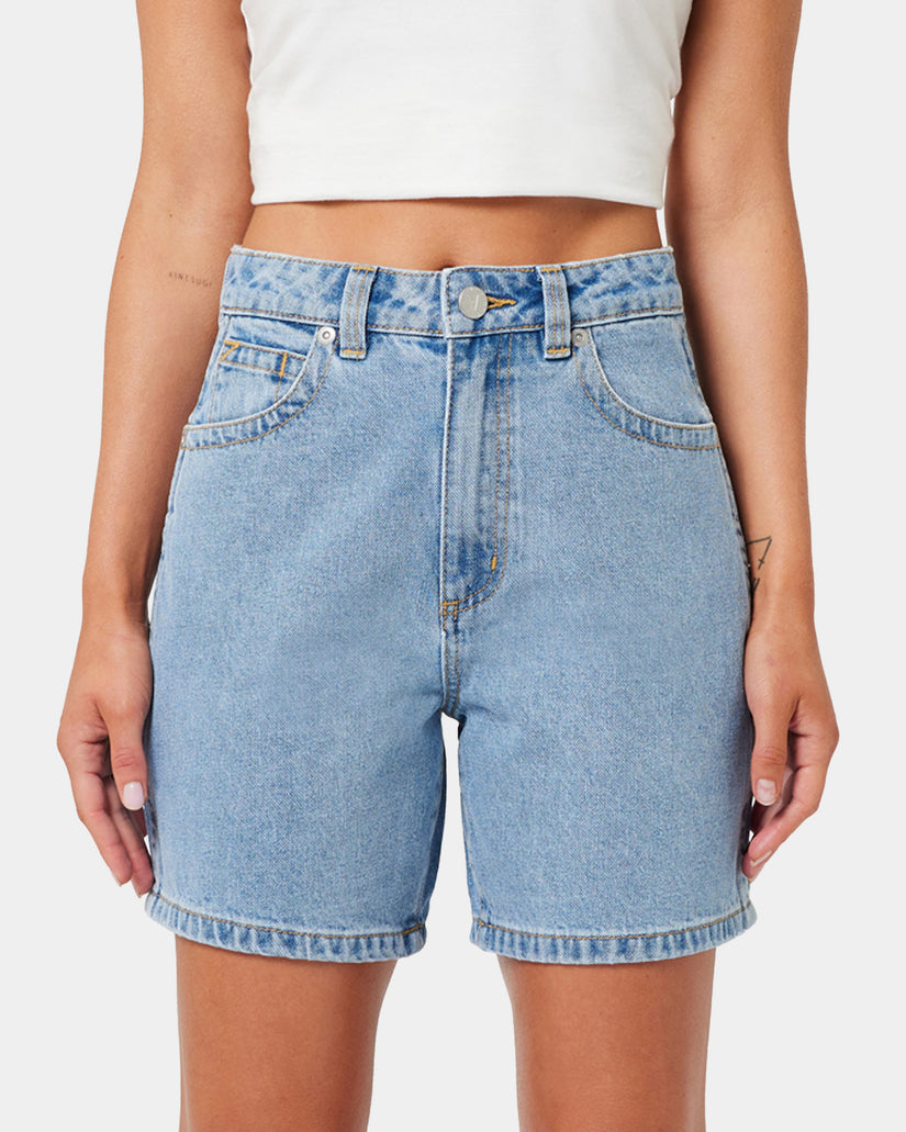 Womens A Brand x Rip Carrie Denim Shorts