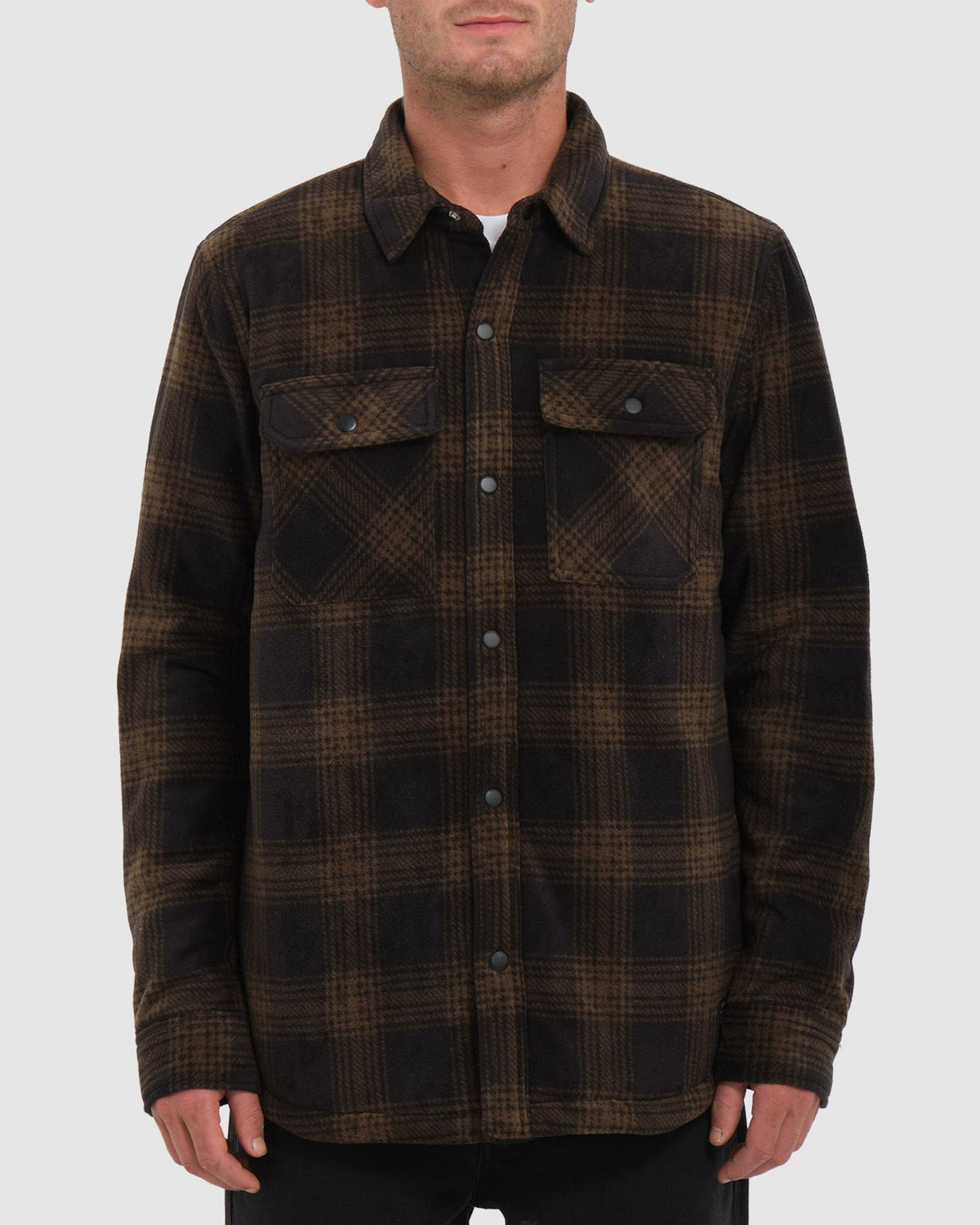 MENS BOWERED FLEECE TOP