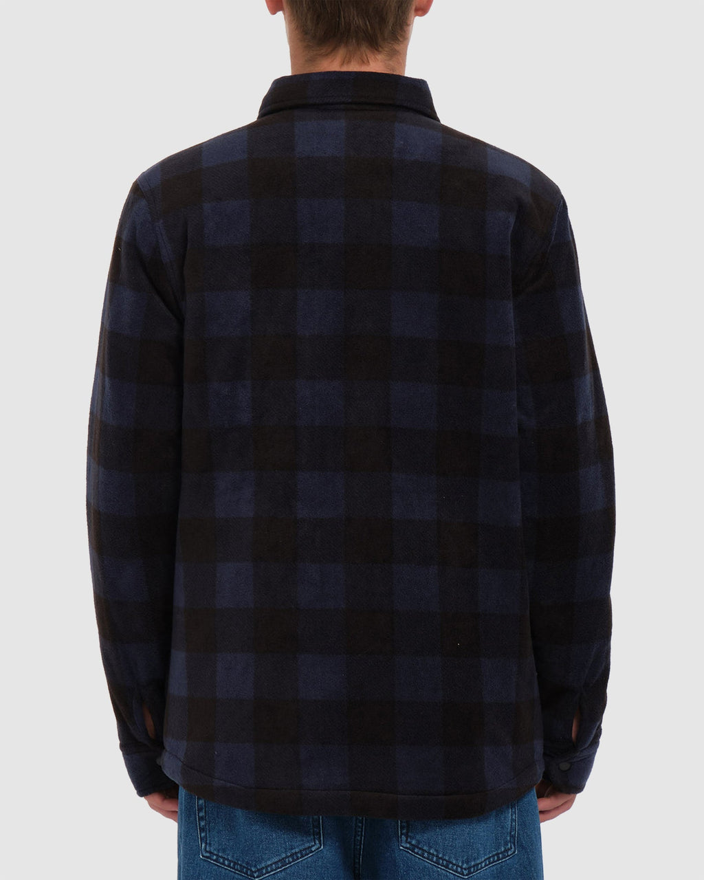 MENS BOWERED LONG SLEEVE FLEECE TOP