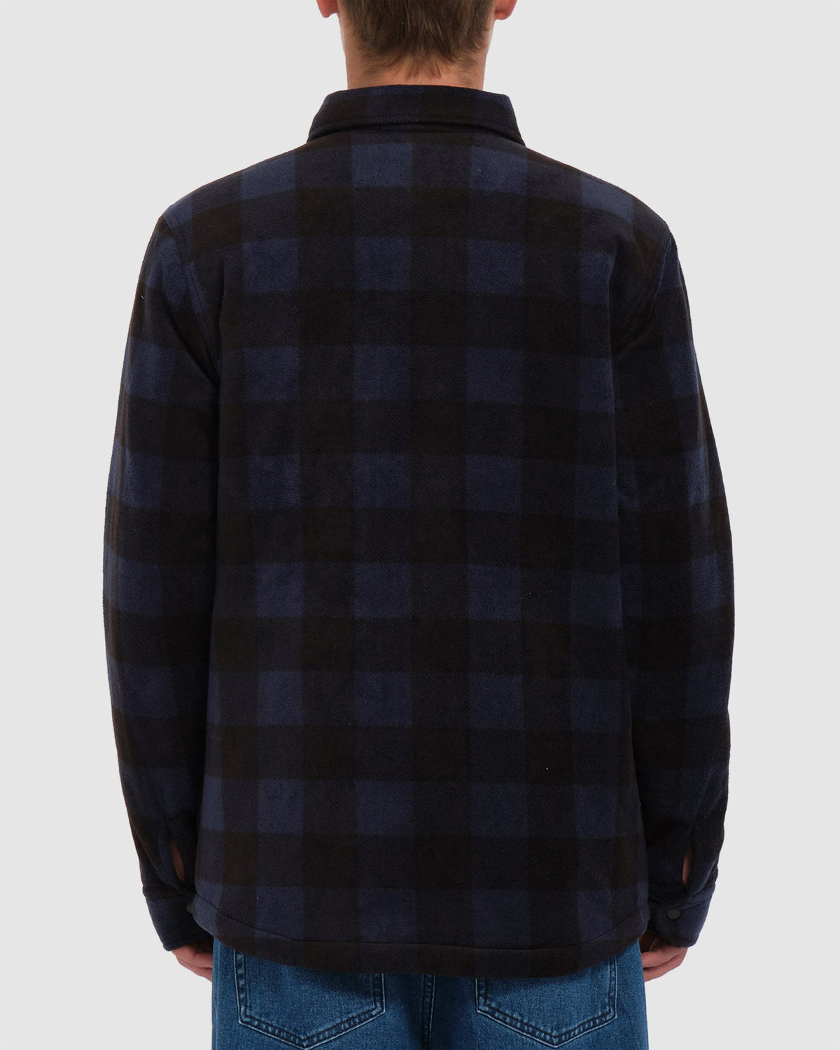 MENS BOWERED LONG SLEEVE FLEECE TOP