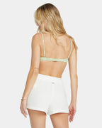 Womens In The Waves Elastic Waist Shorts