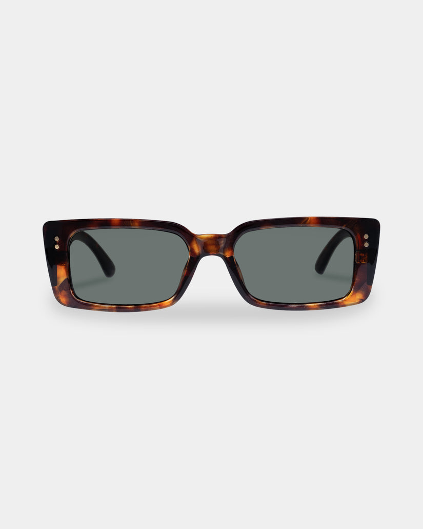 ORION DARK TORT GREEN MONO SUNGLASSES