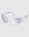 SATURN SILVER CRYSTAL CL SUNGLASSES