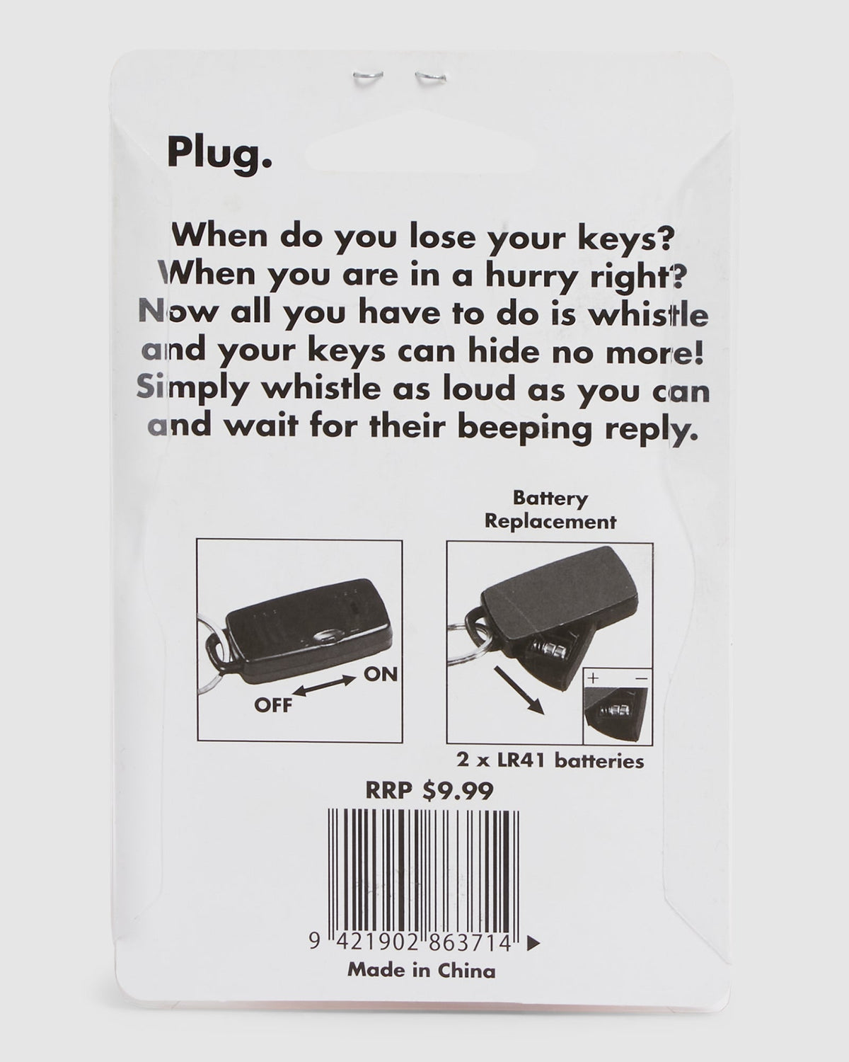 WHISTLE KEY FINDER