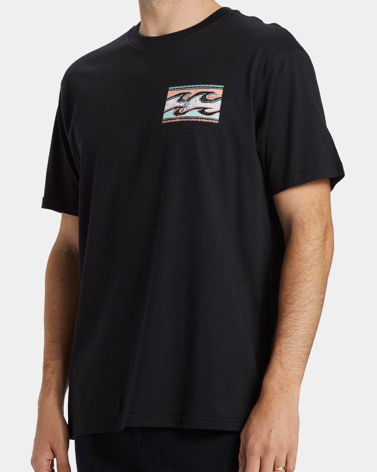 Mens Crayon Wave T-Shirt