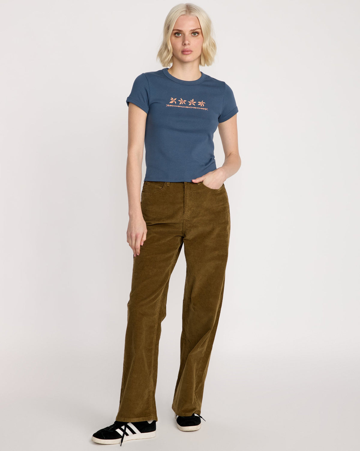 Womens Stoney Time Ringer T-Shirt