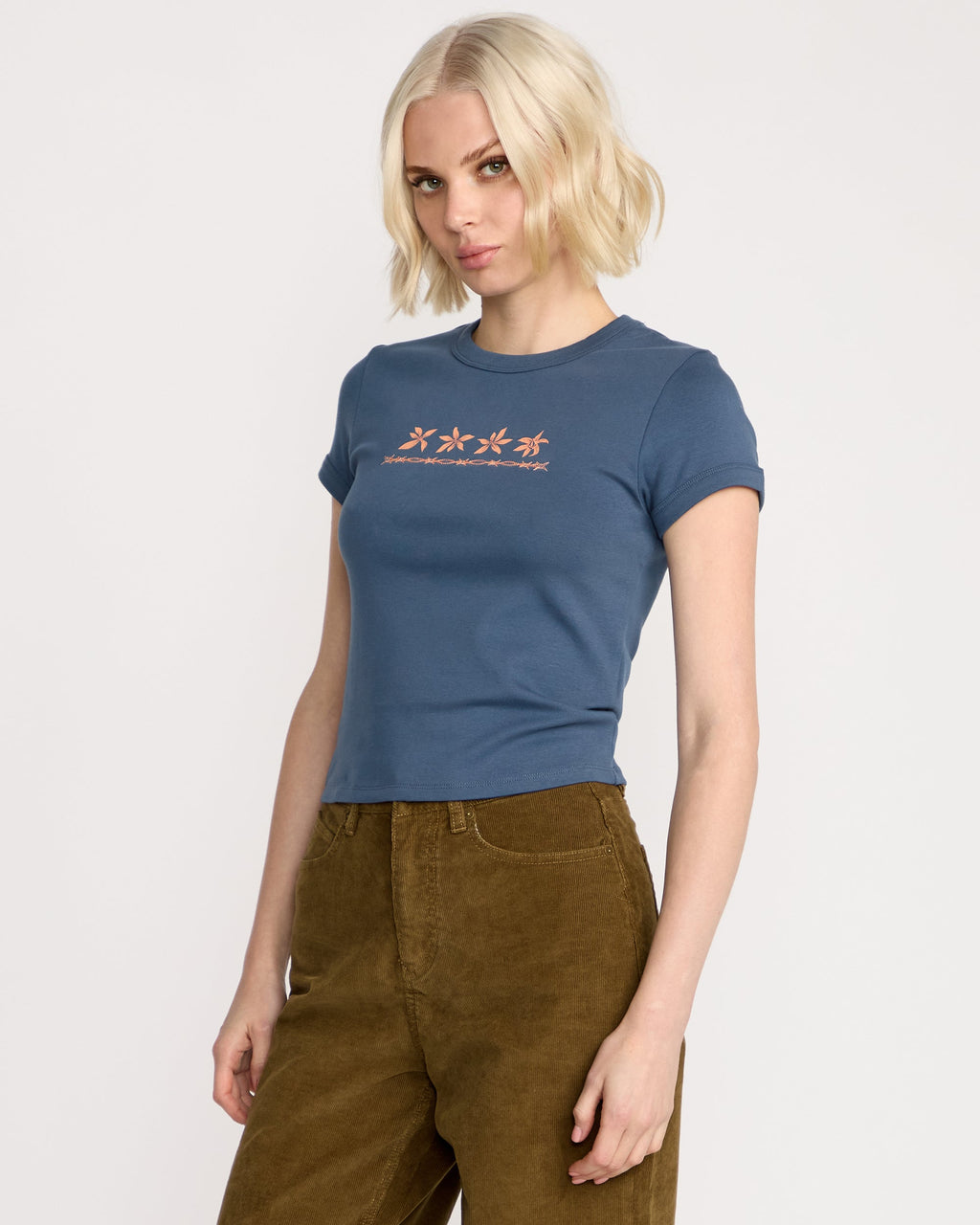 Womens Stoney Time Ringer T-Shirt