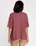 Womens Featured Artist Emma Rushton Short Sleeve Shirt