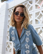 Womens Tropicali Shor Sleeve Shirt