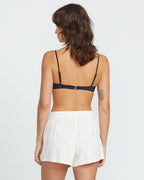 Womens Sunny Daze Elastic Waist Shorts