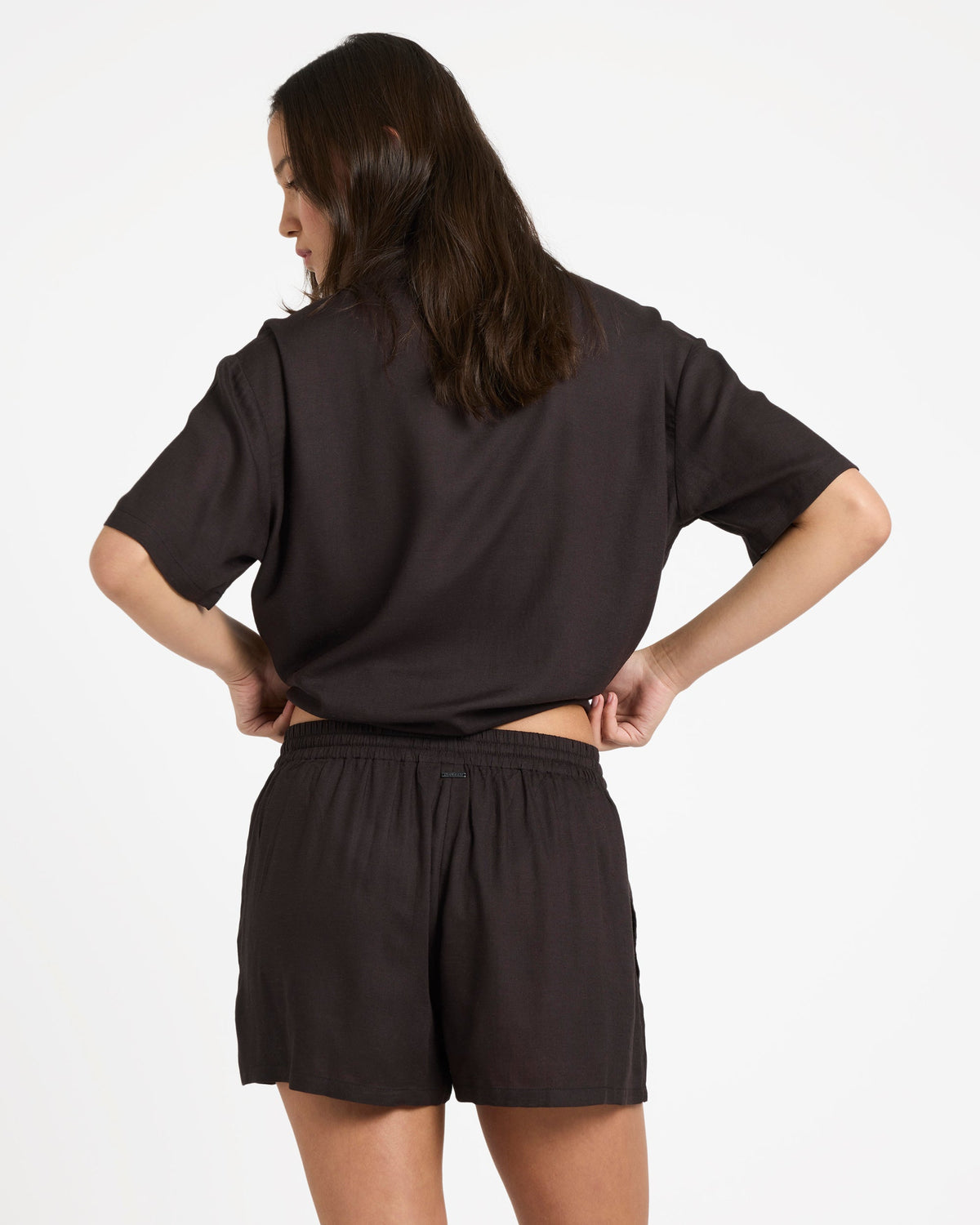 Womens Florez Elastic Waist Shorts