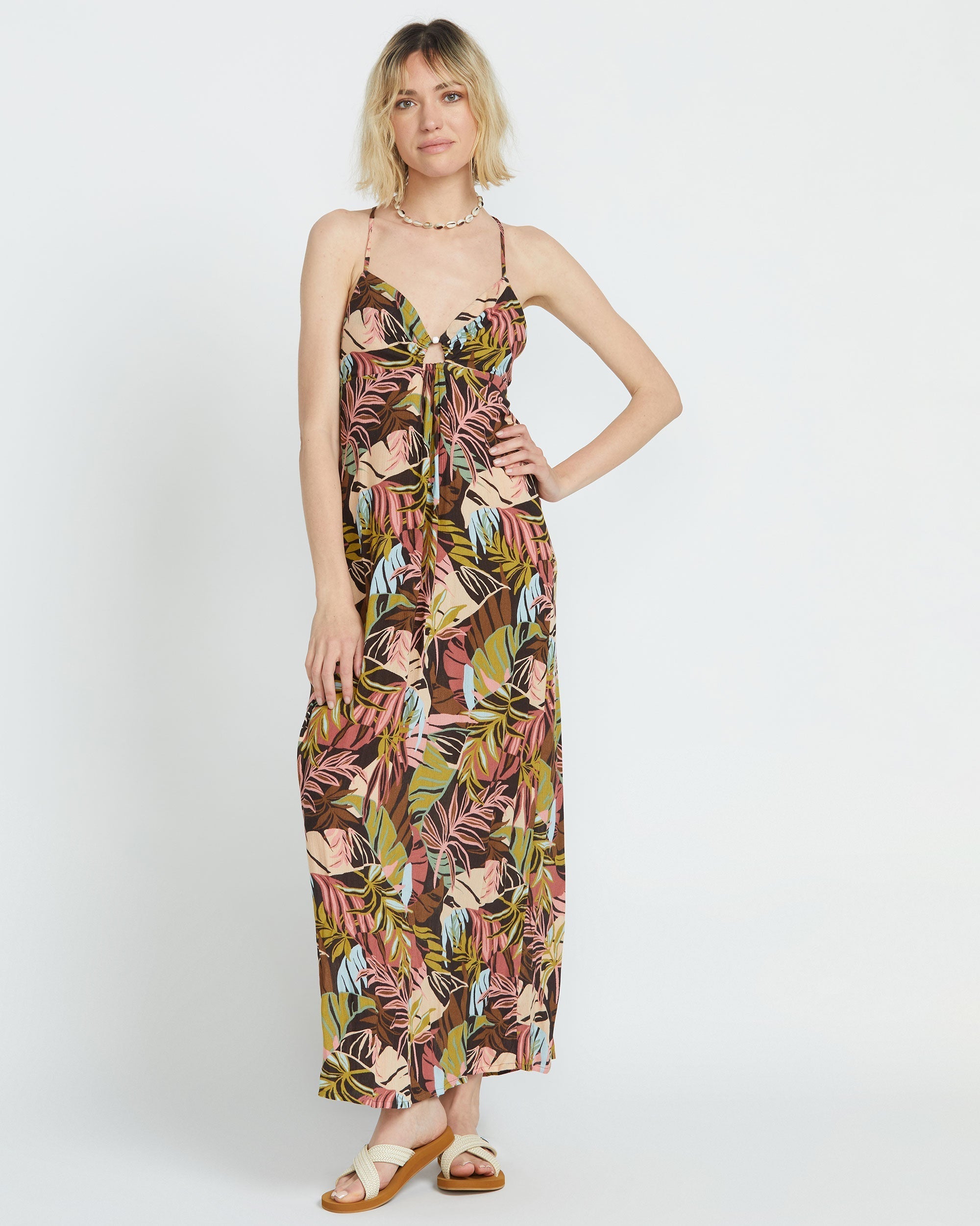 Womens Jungle Live Midi Dress