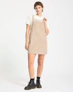 Womens Power Cord Midi Dress