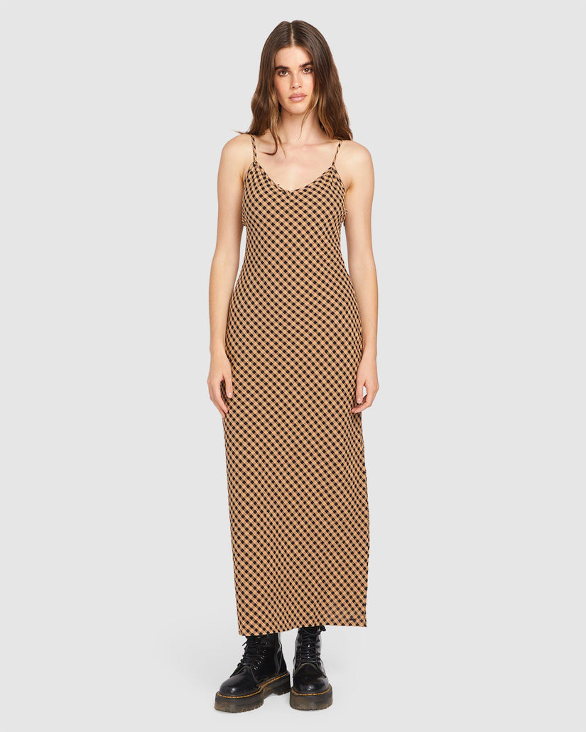 Womens Slippy Maxi Dress