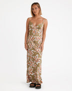 Womens Psychonic Slippy Maxi Dress
