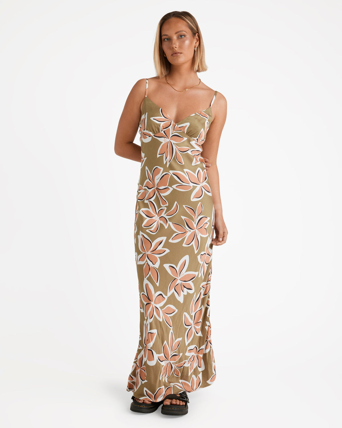 Womens Psychonic Slippy Maxi Dress