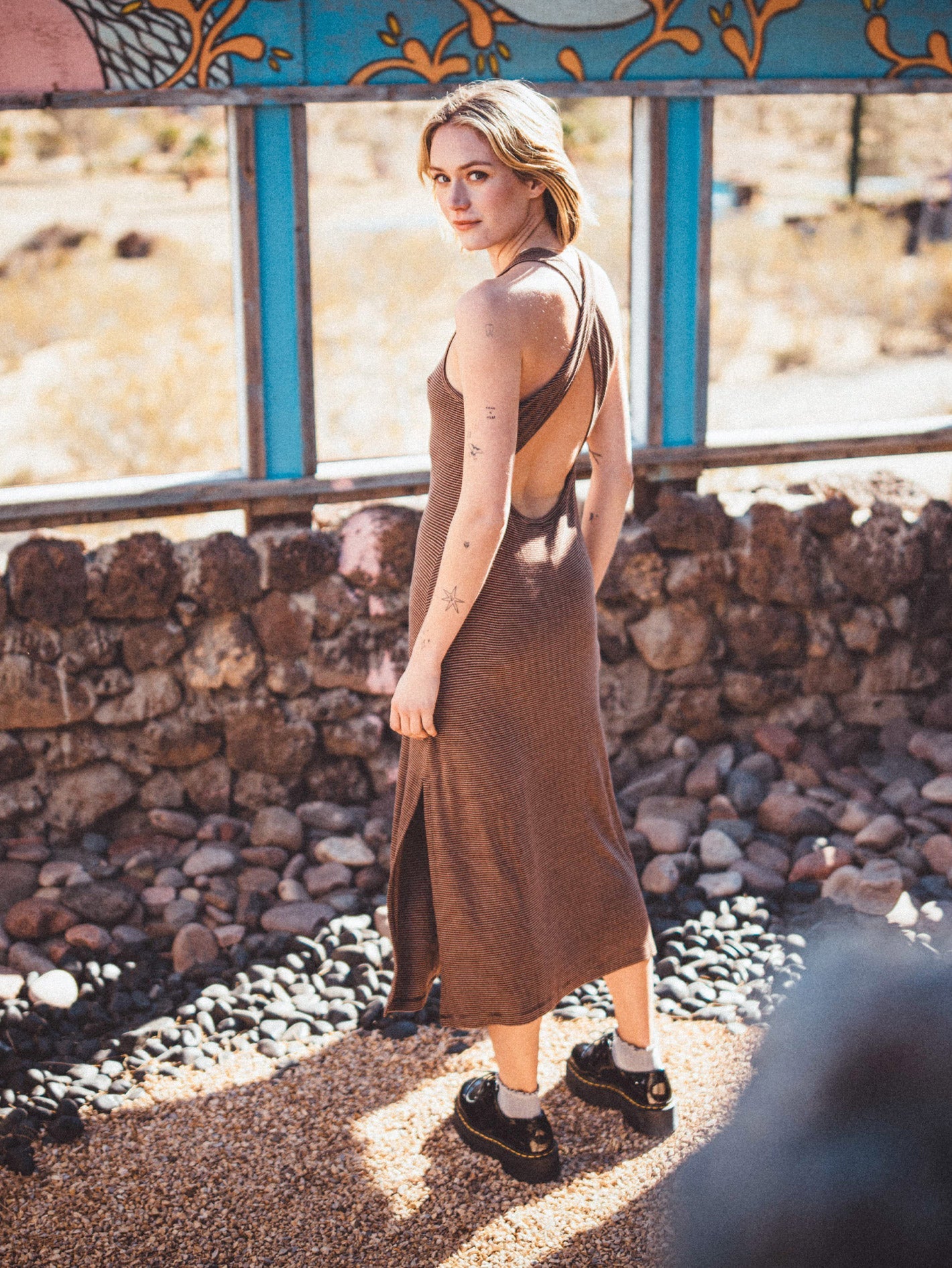 Womens Fleurmaid Midi Dress