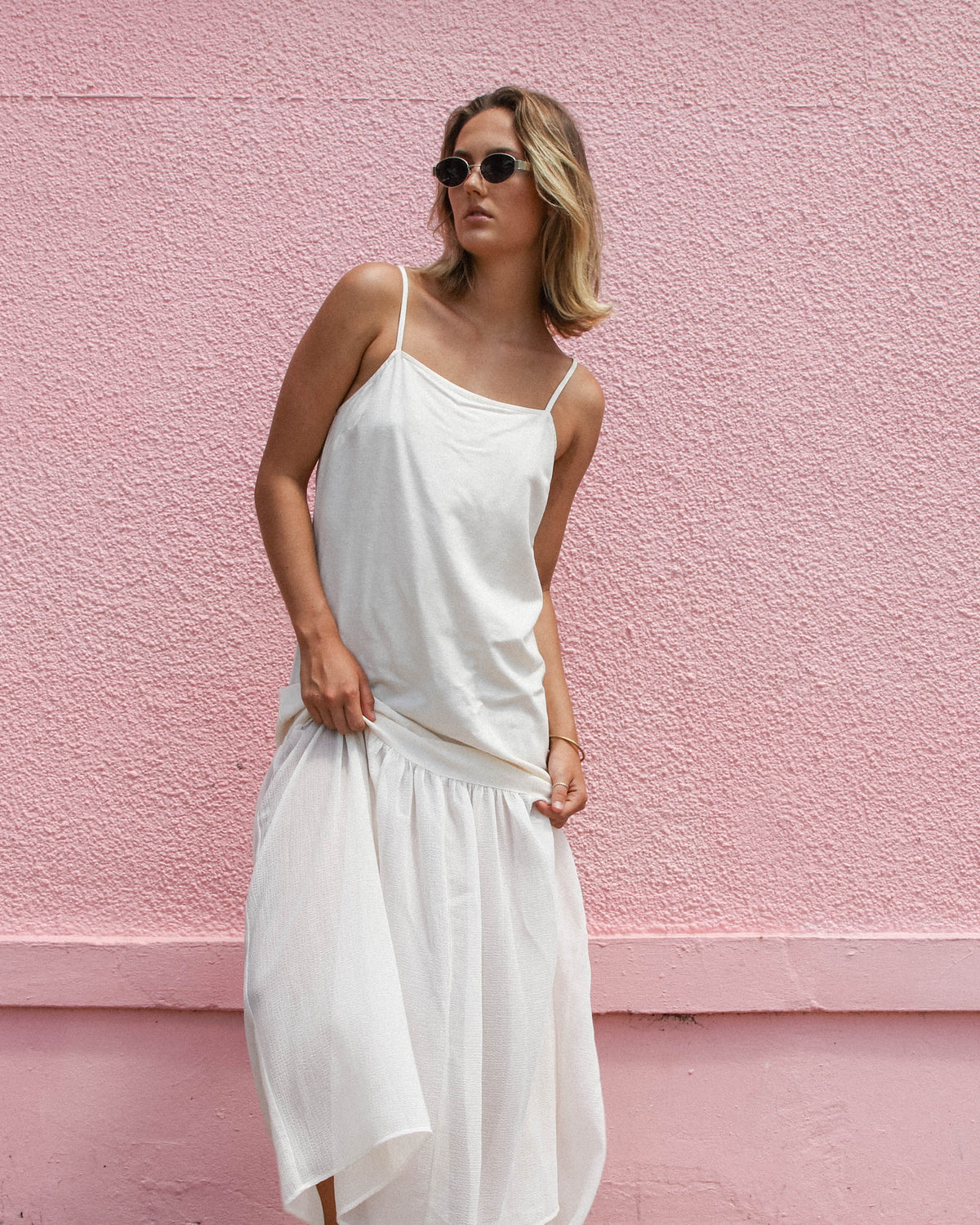 Womens Small Talk Maxi Dress