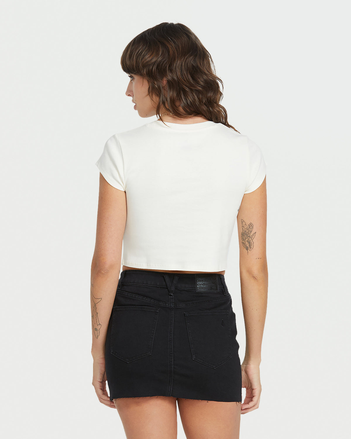 WOMENS DROPPING IN MINI SKIRT