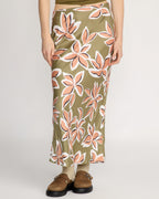 Womens Psychonic Midi Skirt