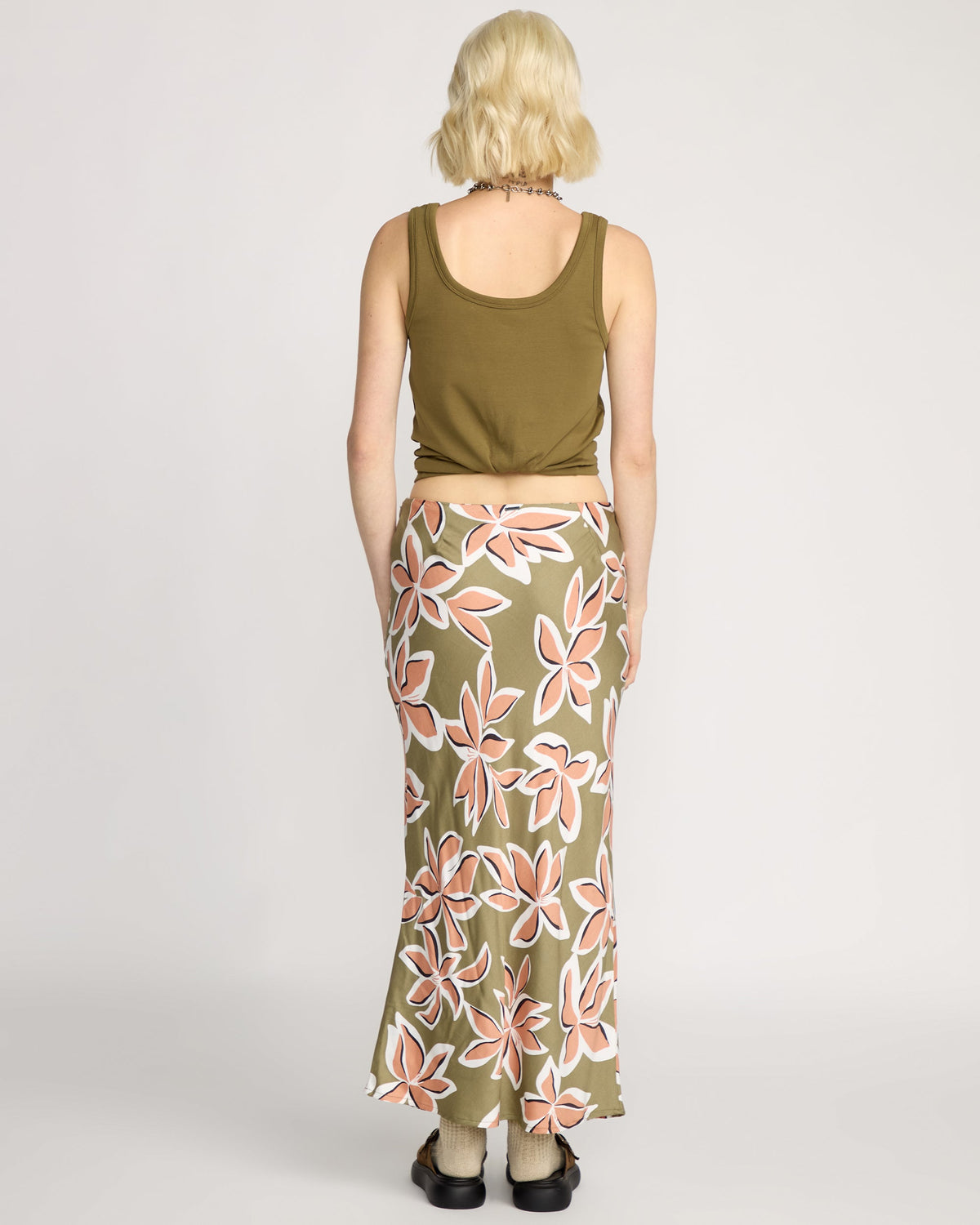 Womens Psychonic Midi Skirt