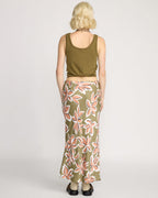 Womens Psychonic Midi Skirt