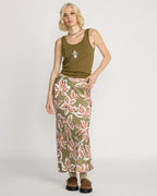 Womens Psychonic Midi Skirt
